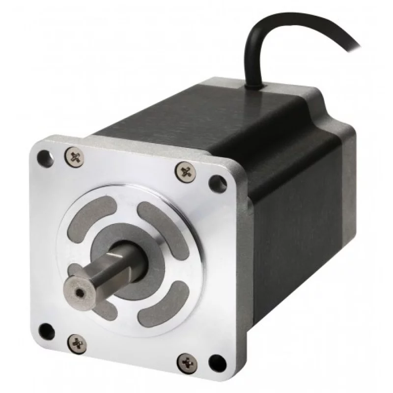 04K-S525(W) Шаговый двигатель 0,4 kgf.cm, 5 выводов, 0,75 А, с 2-ст. выступающим валом, S24 X L46.6, 24VDC/0,75А